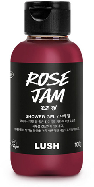러쉬 샤워젤 로즈 잼, 100g, 1개