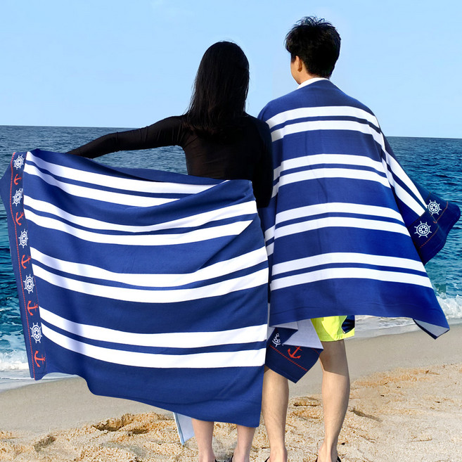 케이투나인 썸머 비치타올 특대형, 블루라군, 2개