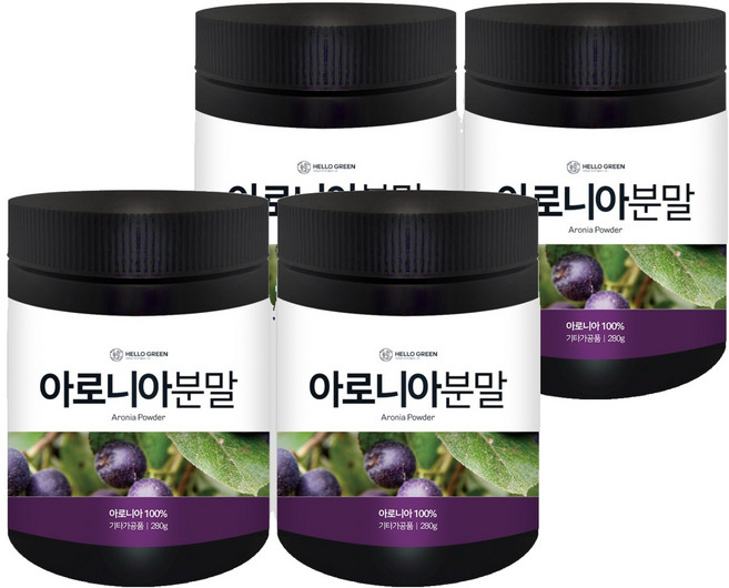 HELLOGREEN 野櫻莓粉, 4個, 280g