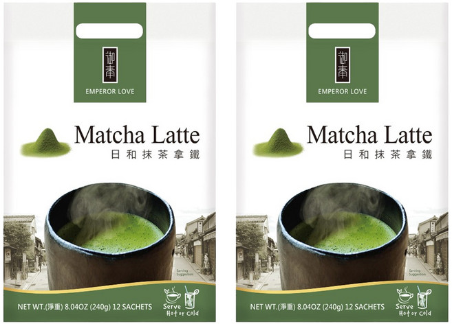御奉 日和抹茶拿鐵, 20g, 12包, 2袋