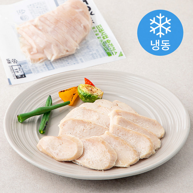 허닭 프레시업 슬라이스 닭가슴살 오리지널 (냉동), 100g, 1개입, 20개
