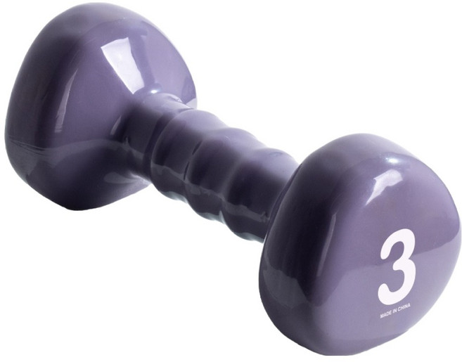 아이워너 삼각 PVC 아령, 3kg, 1개