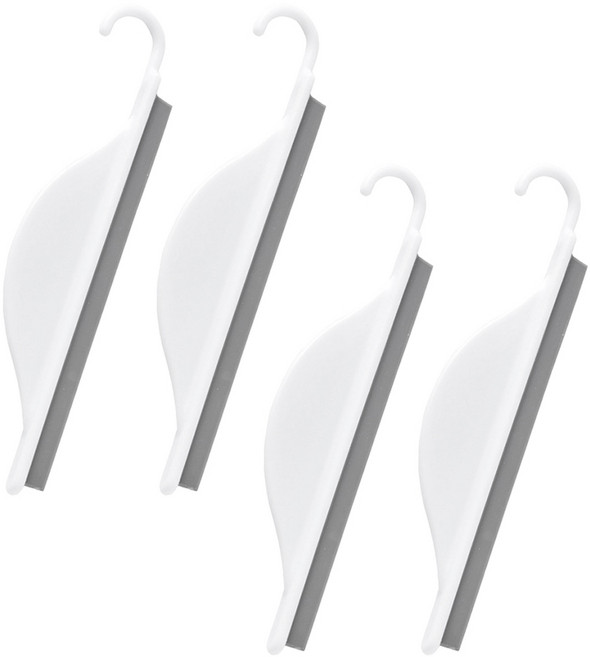 구디푸디 욕실 물기제거 미니 스퀴지 고리형, 4개, 혼합색상