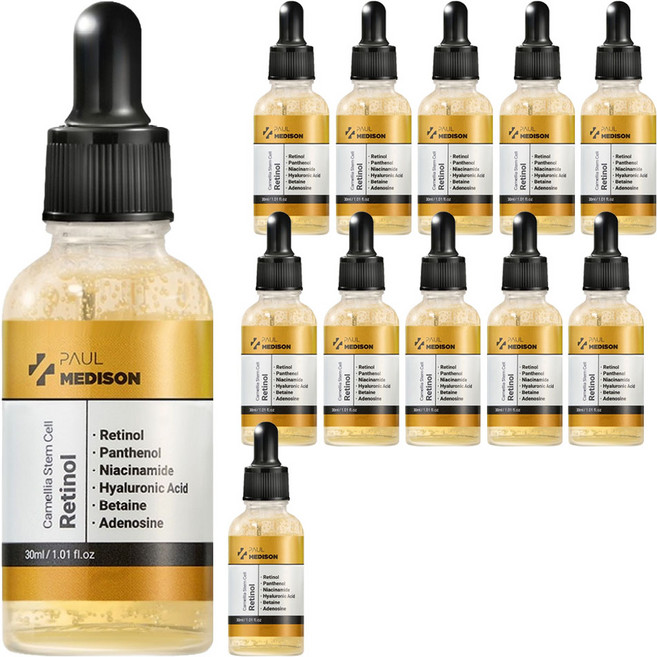 PAUL MEDISON 山茶花幹細胞視黃醇安瓶, 30ml, 12個