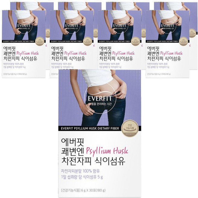 Everfit Kwaebyunen 洋車前子殼膳食纖維, 144g, 9個