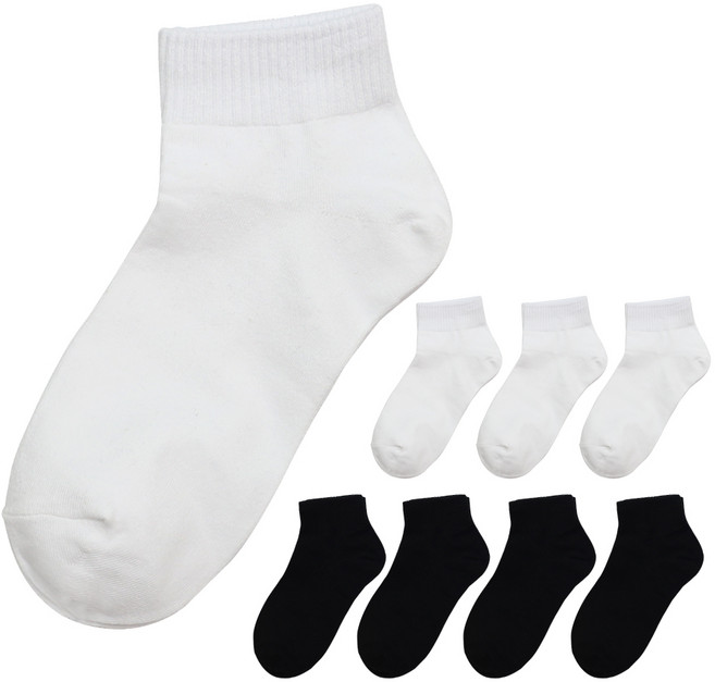 싹스윕 여성용 프리미엄 커버 밴딩 양말 8켤레 세트