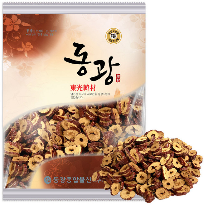동광한방몰 건대추 슬라이스 대추칩, 500g, 1개