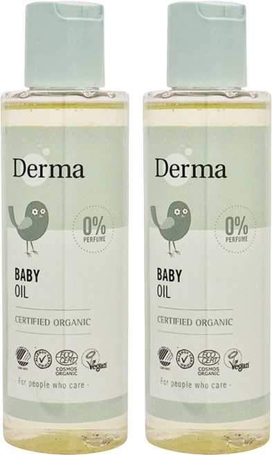 Derma 寶寶有機按摩浴油, 2瓶, 150ml