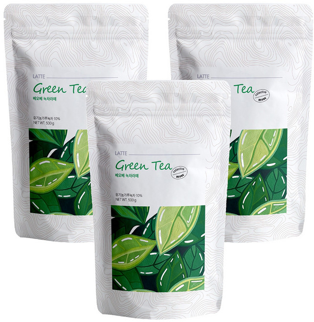 베오베 녹차라떼 파우더, 500g, 1개입, 3개