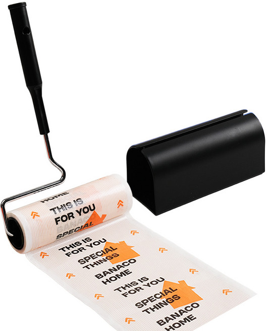 바나코 스위프트 테이프클리너 +스탠딩 봉+리필 2p 세트 BLACK, 1세트