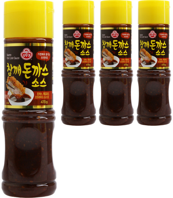 오뚜기 참깨 돈까스 소스, 470g, 4개