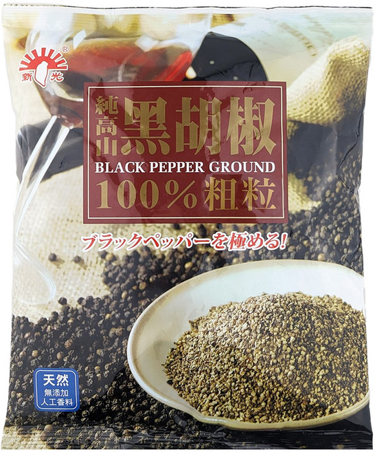 新光 黑胡椒粗粒, 600g, 1包