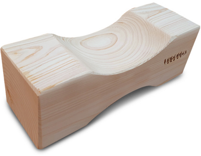 HINOKI ART 頂級扁柏實木方形木枕 特大, 混合色, 1個