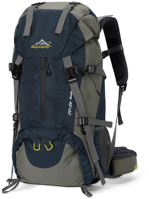 뉴아웃랜더 아즈네 등산백팩 50L 방수커버포함, 네이비