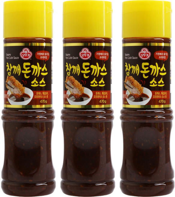 오뚜기 참깨 돈까스 소스, 470g, 3개