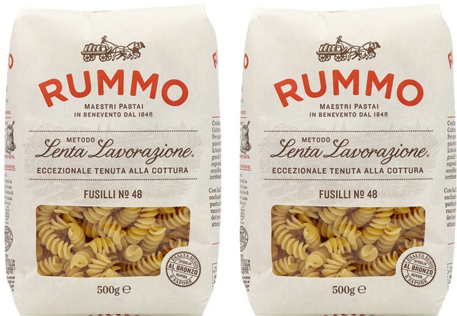룸모 푸질리 프리미엄 파스타, 500g, 2개