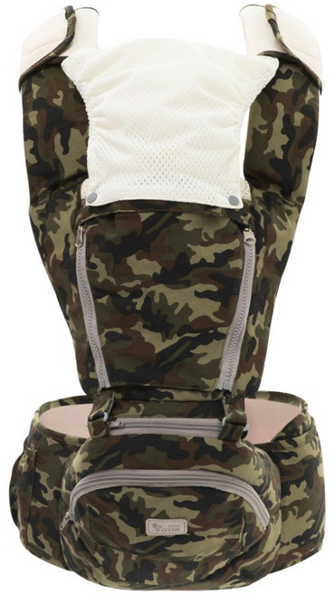 YODA 優的寶貝 全配花色透氣儲物座椅式揹帶全配款, 靚迷彩