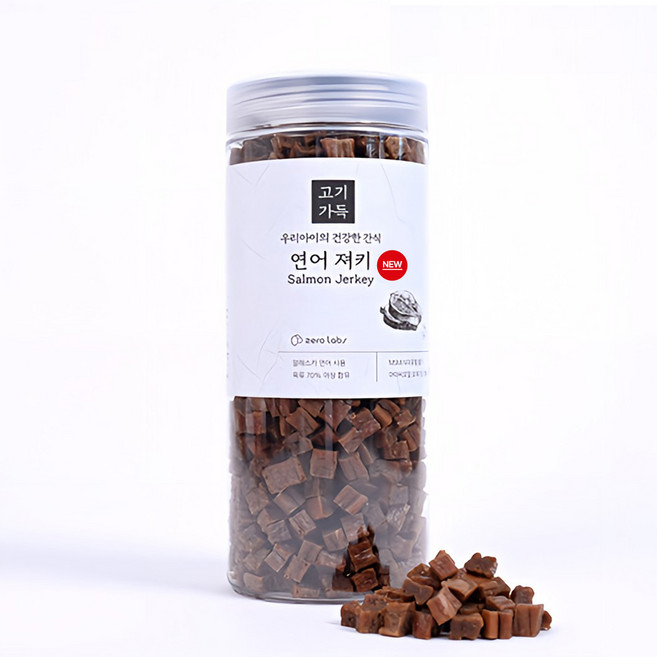 제로랩스 고기가득 져키 강아지 노즈워크 간식, 연어, 1kg, 1개