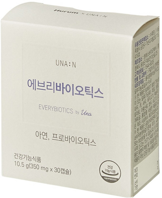 Hurum UNAEN 全效益生菌, 1個, 30錠