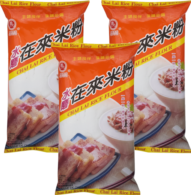 義峰食品 在來米粉, 500g, 3包