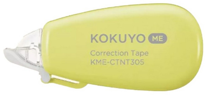 KOKUYO 國譽 ME 象牙白修正帶 B罫 6m, 網球綠, 1個