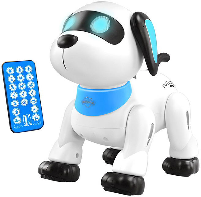 KANGAROO 스턴트 독 로봇애완동물, 화이트, 1개