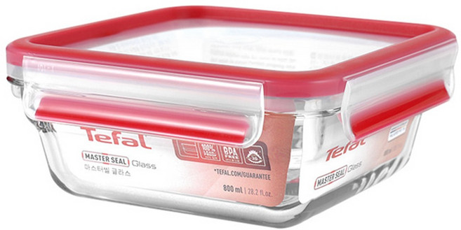 Tefal 特福 MasterSeal 新一代玻璃保鮮盒 N1041412, 容器 + 蓋子, 1個