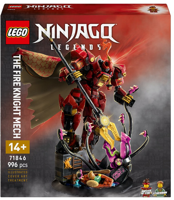 레고 닌자고 71846 파이어 나이트 로봇, 혼합색상, 1개