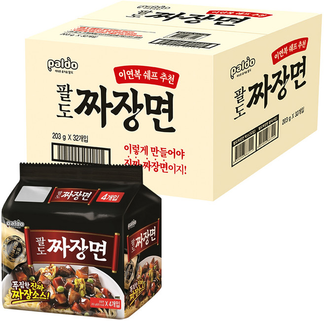 팔도짜장면 203g, 32개