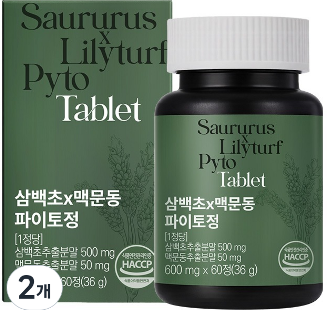 Iropfit 三白草 x 麥門冬 Phyto-Jeong 36g, 2個, 60錠