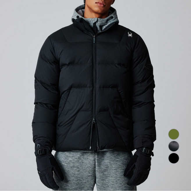 스파이더 남녀공용 볼륨 구스 다운 자켓 SPIWCNDJ111U