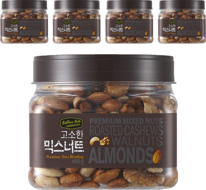 RichFarm Nuts Premium綜合堅果, 400g, 5罐