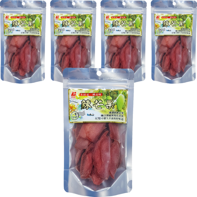 李家興 辣芒果, 120g, 5包