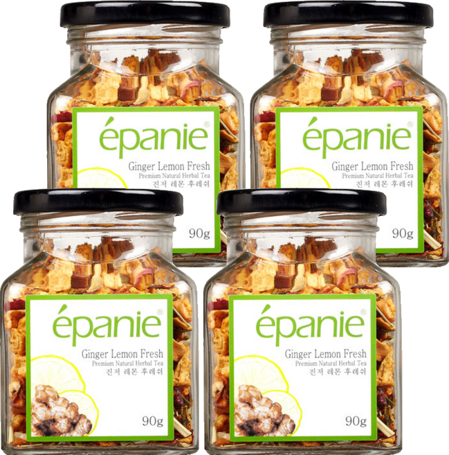 에빠니 인퓨젼 진저레몬후레쉬 차, 90g, 1개입, 4개