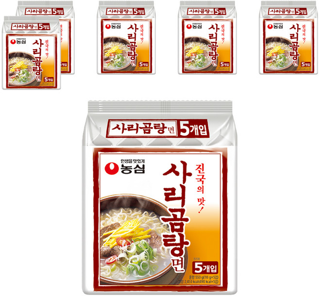 농심 사리곰탕면 110g, 30개