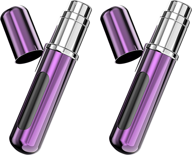 소이소이 향수공병 6ml, 퍼플, 2개