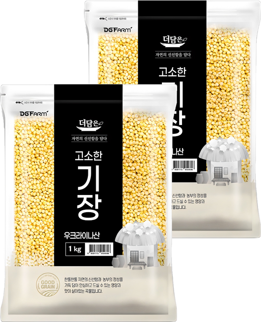 더담은 고소한 기장, 1kg, 2개