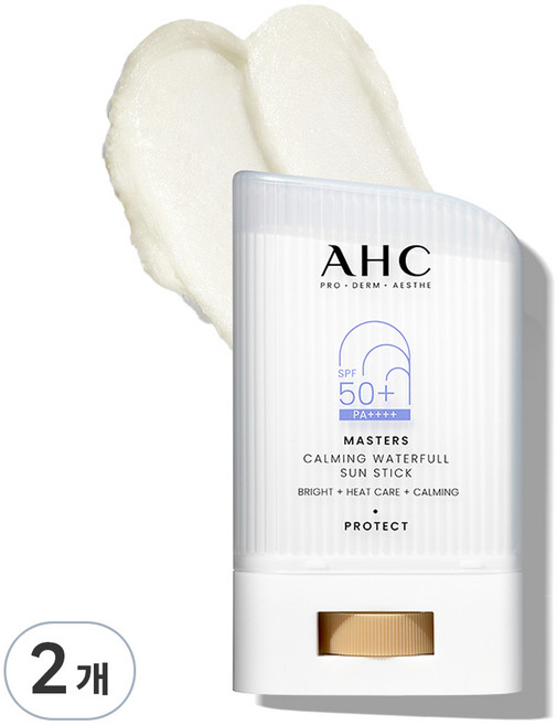AHC 9重防護爆水舒緩防曬棒 SPF50+ PA++++, 22g, 2個