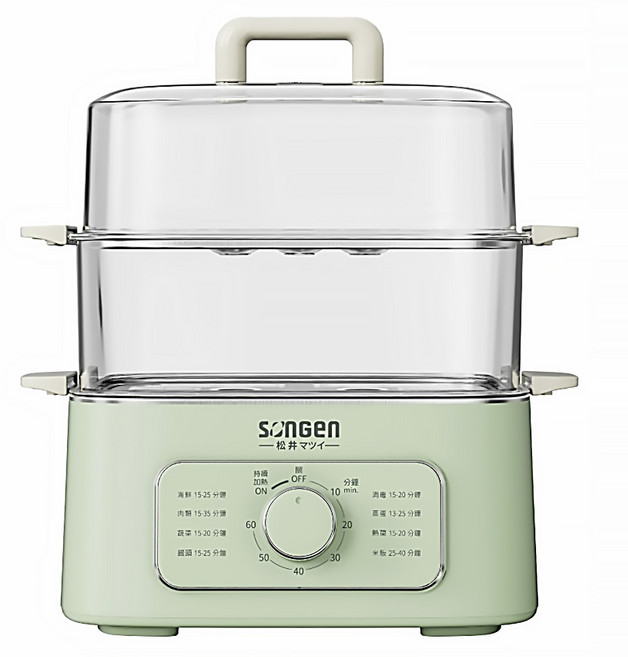 SOnGEn 松井 多功能雙層蒸煮鍋 305 x 282 x 264mm 1.8kg, SG-1011MS(G)