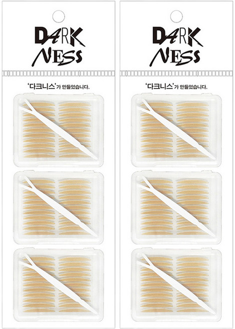 다크니스 누드쌍꺼풀테이프단면 OPP 264개, 스킨톤, 2개