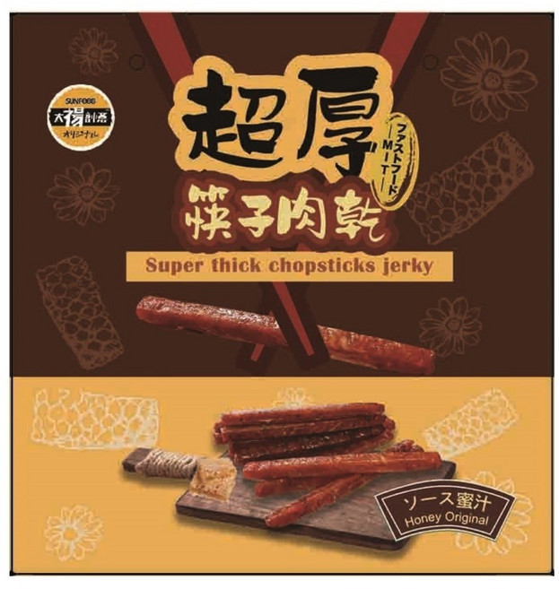 SUNFOOD 太禓食品 超厚筷子肉乾伴手禮盒 蜜汁, 240g, 1盒