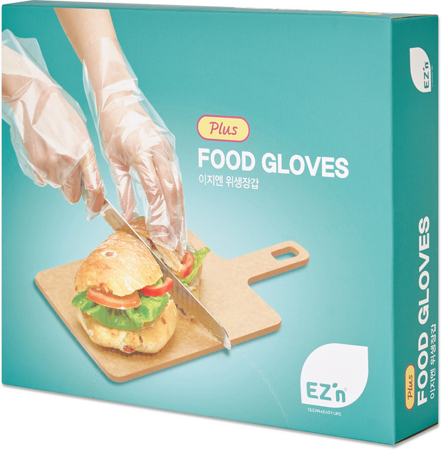 EZn이지엔 위생 장갑 플러스, 200개입, 1개