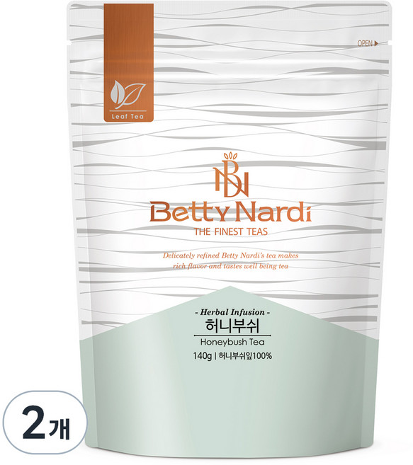 Betty Nardi 南非蜜樹茶, 140g, 1入, 2個