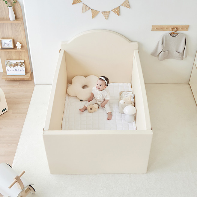 꿈비 하이가드 범퍼 놀이방매트, 아이보리