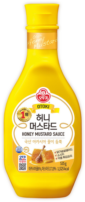 오뚜기 허니머스타드, 535g, 1개