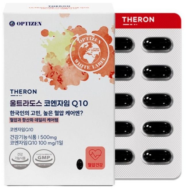 옵티젠 테론 울트라도스 코엔자임 Q10 15g, 1개, 30정