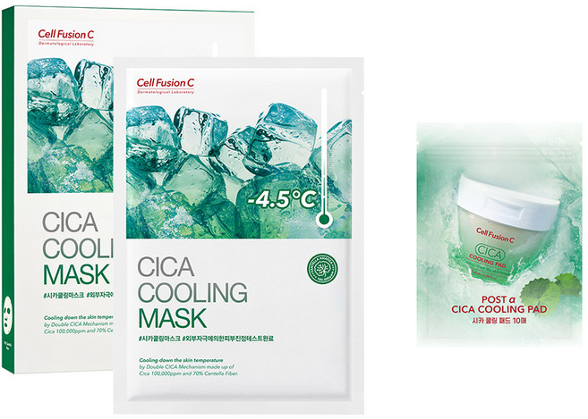 셀퓨전씨 시카 쿨링 마스크 5p + 시카쿨링패드 10p, 1개입, 5개