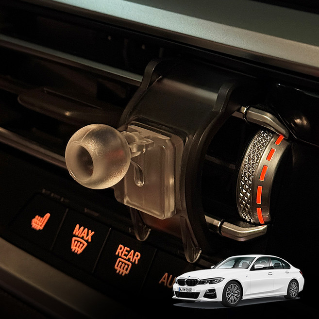 레인윙스 BMW 3시리즈 G20 전용 차량용 핸드폰 거치대 마운트, 투명, 1개