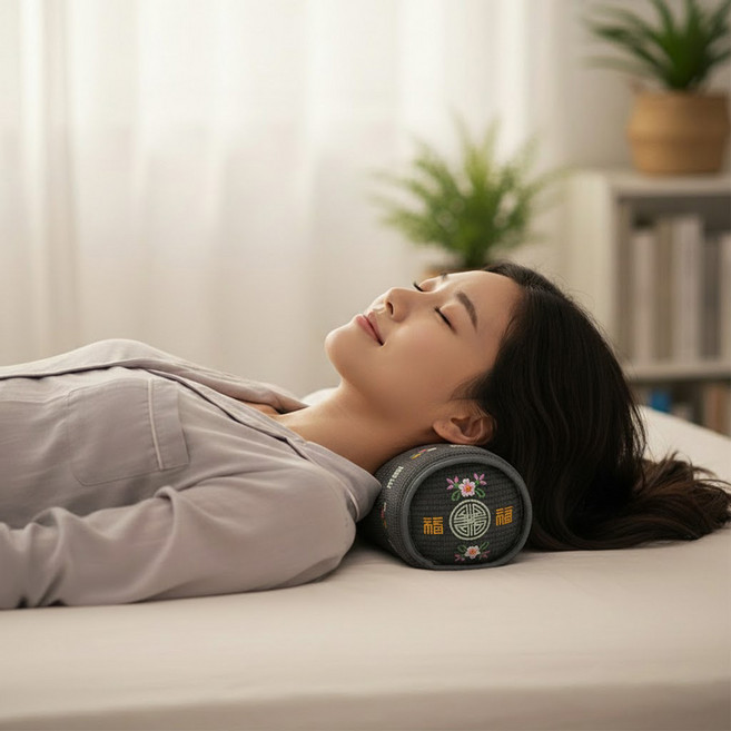 베고자니 피그먼트 편백메밀 경추 목 베개, 숯색, 2개