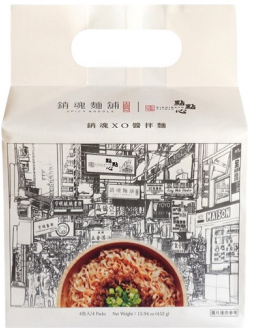 大師兄銷魂麵舖 銷魂XO醬拌麵 113g, 4包